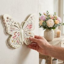 Artikel Wanddecoratie metaal vlinder decoratie landelijke stijl B29.5cm