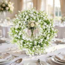 Artikel Gypsophila krans witte bloemenkrans bruiloft Ø30cm