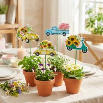 Artikel Tuinpaalwagen, cadeaudecoratie rijbewijs L24/24,5cm 16 stuks