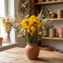Artikel Gedroogde gele strobloem (Helichrysum), bosje gedroogde bloemen, 100 g