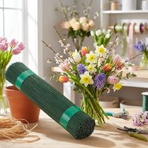 Artikel Insteekdraad groen geverfd 0,7/280 mm 2,5 kg