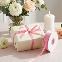 Artikel Cadeaulint roze satijnen lint decoratief lint 6mm × 50m