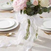 Artikel Chiffonlint organzalint decoratief lint organza wit 40mm 20m