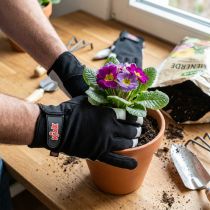 Artikel Kixx Lycra Handschoenen Maat 10 Zwart, Lichtgrijs