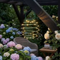 Artikel Zonne-tuin lichtgroen 22cm met 25LEDs warm wit