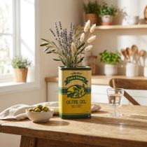 Artikel Keramische olijfolievaas - Perfecte tafeldecoratie voor gedroogde bloemen, 18 cm