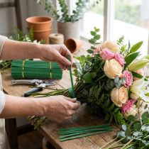 Artikel Bindstrips kort groen 20cm 2-draads 1000 stuks