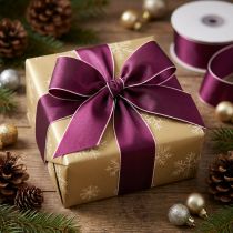 Artikel Cadeaulint, taftlint voor kerstcadeaus, 40 mm, 50 m