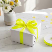Artikel Decoratielint voor cadeaus, geschikt voor creatieve knutselprojecten en verpakkingen, 15 mm breed, 50 m lang.