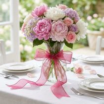 Artikel Chiffonlint organzalint sierlint organza paars 40mm 20m