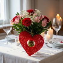 Artikel Sisal hartmanchet rood 15cm 10 st.