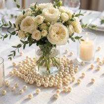 Artikel Decoratieve champagnekleurige parels Ø8mm 250 stuks