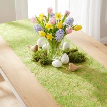 Artikel Deco fleece Sizoweb tafelloper appelgroen 30cm 5m