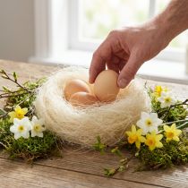 Artikel Sisalgras van natuurlijke vezels voor knutselwerkjes Sisalgras crèmewit 500g