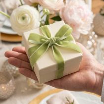 Artikel Decoratief fluwelen lint op een rol voor het inpakken van cadeaus, 20 mm breed, 10 m lang