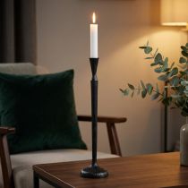 Artikel Kandelaar Zwart Kandelaar Metaal Ø13cm H59cm