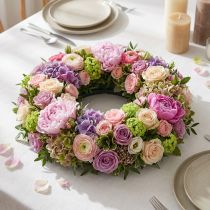 Artikel OASIS® IDEAL Universele Ring Steekschuim Krans Groen H4cm Ø18,5cm 5 stuks