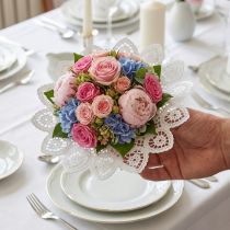 Artikel Biedermeier manchetten 16cm 25 stuks