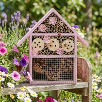Artikel Balkondecoratie insectenhotel insectenhuis solar roze 23x24cm