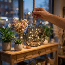 Artikel LED bal binnen Ø20cm getinte 40L warm witte timer