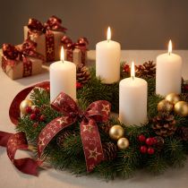 Artikel Sterlint sierlint Kerst rood goud B25mm L15m