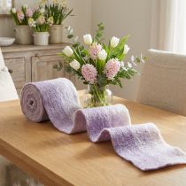 Artikel Viltlint Franzi wolvilt wollint paars 2-kleurig 15cm 4m
