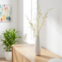 Artikel Kunstmatige Orchideeën Tak Crème Witte Bloemen L90cm 2st