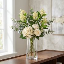 Artikel Kunstbloemen crème Skimmia japonica Skimmie 45cm 2st