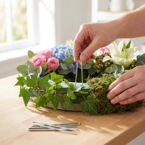 Artikel Steekkram 60 mm Gegalvaniseerde bloemistennaalden voor klimplanten 400 g
