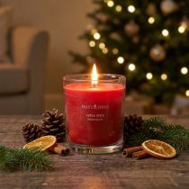 Artikel Geurkaars in een glazen geurkaars Kerst Appelkruid H8cm