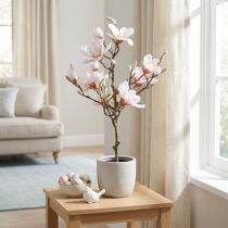 Artikel Kunstmatige Magnoliaboom Roze 74cm Kunstbloemdecoratie