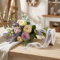 Artikel Organzalint, chiffonlint, decoratief lint, lavendel, 40 mm, 20 m