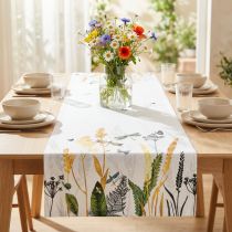 Artikel Tafelloper zomer tafelloper weide zomer wit 40x150cm