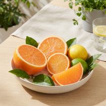 Artikel Decoratieve sinaasappels, kunstmatige fruitstukjes 5-7 cm, zomerdecoratie met echte aanraking