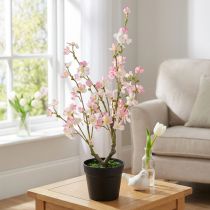 Artikel Amandelboom Grote Kunstplant in Pot Roze Wit 74cm