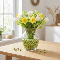 Artikel Schitterende decoratieve kralen 4mm - 8mm groen 1l