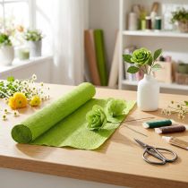 Artikel Bloemistencrêpepapier bloemistencrêpe grasgroen 50×250cm 5 stuks