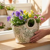 Artikel Keramische plantenzak voor woonkamer en balkon, 21 cm
