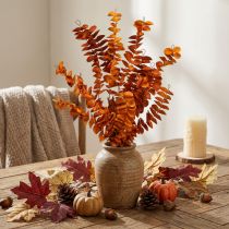 Artikel Kunstplanten herfstdecoratie kunsttak bladeren oranje 46cm