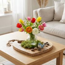 Artikel Houten hart wanddecoratie hart hart bord decoratie dienblad 39cm