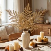 Artikel Droogbloemen decoratieve varen gedroogde varenbladeren 70cm 10 st