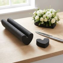 Artikel Oasis Zwart Ideal Steekschuim Hart Zwart 12x55cm