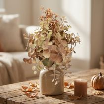 Artikel Kunstbloemboeket eucalyptus decoratie 30cm met knoppen