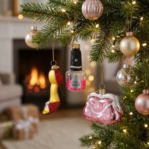 Artikel Kerstboomversiering, nagellak, handtas, damesschoen (3 stuks)