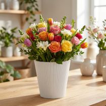 Artikel Geplooide manchetten wit 12,5cm 100 stuks