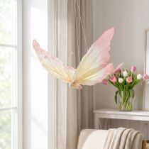 Artikel Zwevende vlinder - Lichtgewicht hangende vlinderfiguur voor in de kamer, 70 cm, 1 stuk