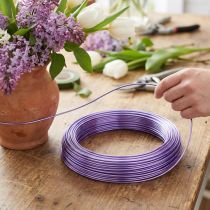 Artikel Aluminiumdraad 2mm 100g lavendel