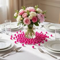 Artikel Decoratieve kralen Ø10mm roze 115 st