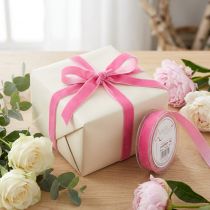 Artikel Fluwelen lint decoratief lint cadeaulint fluweel roze 10mm 20m