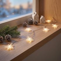 Artikel LED-kerstverlichting sterren micro LED-timer binnen 2,85m